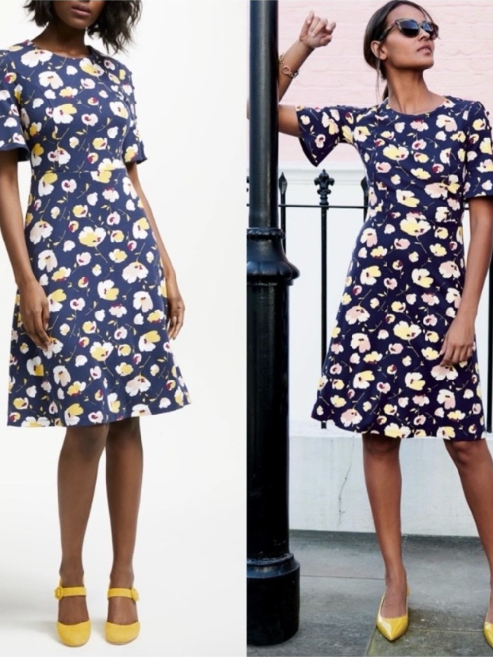 Boden Alexis Floral Jersey Dress, 2